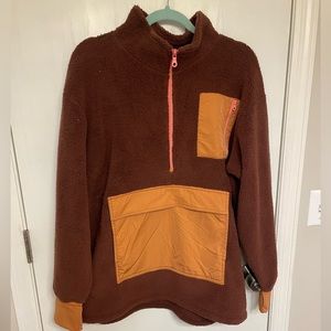 Offline Fuzzy Quarter-Zip Sweater